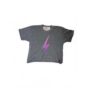 Aviator Nation Bolt Fade Logo Boyfriend Tee